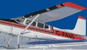 The repainting of Cessna 185, C-FAUL